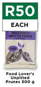 Food Lovers Unpitted Prunes-500g