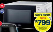 Defy 20Ltr White Manual Microwave Oven DMO384