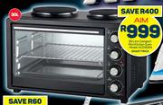 Aim 30Ltr Compact Mini Kitchen Oven ACO30SA