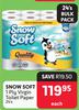 Snow Soft 1 Ply Virgin Toilet Paper-24's Each