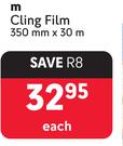 M Cling Film-350mm x 30m
