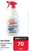 Mr Sheen Daily Surface Trigger All Variants-For 2 x 1L