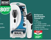 Wahl Multigroom Rechargeable Trimmer Kit