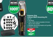 Wahl Extreme Grip Lithium Multi Grooming Kit