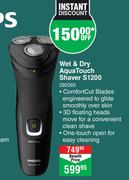 Philips Wet & Dry Aqua Touch Shaver S1200
