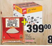 Hart J7 10 Piece Cookware Set Plus Free Spar Rice-1Kg