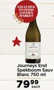 Journeys End Spekboom Sauv Blanc-750ml Each