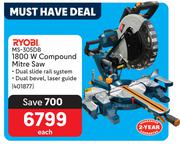 Ryobi 1800W Compound Mitre Saw MS-305DB
