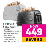 Logik 4 Slice Toaster