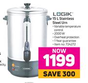Logik 15L Stainless Steel Urn