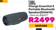 JBL Charge Essential 2 Portable Bluetooth Speaker OH4614 836477