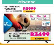 Hisense 43" FHD Smart TV 43A4Q 850028738
