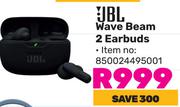 JBL Wave Beam 2 Earbuds 850024495001