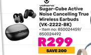 Volkano Sugar Cube Active Noise Cancelling True Wireless Earbuds VK-2222-BK 850024459/850024492