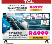 TCL 50" QLED 2K Google TV 50S5K 850034063