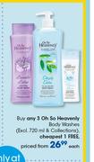Oh So Heavenly Body Washes(Excl.720ml & Collections)-Each