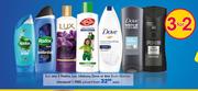 Radox, Lux, Lifebuoy, Dove Or Axe Body Washes-Each