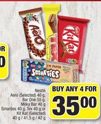 Nestle Aero (Selected) 40g-For Any 4