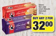 Bakers Red Label Cream Biscuits (Selected)-For Any 2 x 200g