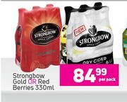 Strongbow Gold Or Red Berries-330ml Per Pack