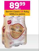 Bernini Classic Or Ruby NRBs-6 x 440ml Per Pack