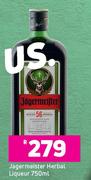 Jagermeister Herbal Liqueur-750ml