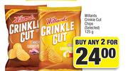 Willards Crinkle Cut Chips(Selected)-Any 2 x 125g