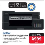 Brother DCP-T820DW 3 In 1 Ink Tank Printer