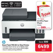 HP Smart Tank 750 All In One Printer