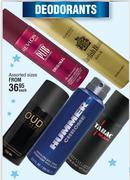 Revlon Pub/Yardley English Blazer/OUD Extreme/Hummer Chrome/Tabac Man Deodorants Assorted Sizes-Each
