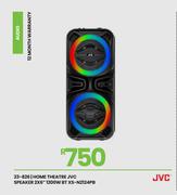 JVC 2x6" 1200W BT Home Theatre Speaker XS-N2124PB 23-826