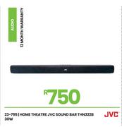 JVC 30W Home Theatre Sound Bar THN322B 23-795
