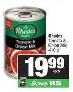 Rhodes Tomato & Onion Mix-410g