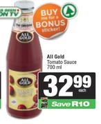 All Gold Tomato Sauce-700ml