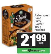 Robertsons Rajah Curry Powder Assorted-100g
