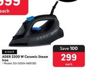 Eiger Ader 2200W Ceramic Steam Iron EG-SI004