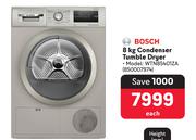 Bosch 8Kg Condenser Tumble Dryer WTN85401ZA
