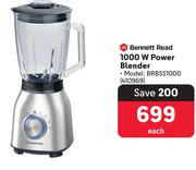 Bennett Read 1000W Power Blender BRBSS1000