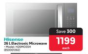 Hisense 26L Electronic Microwave H26MOS5H