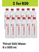 Thirsti Still Water-For 2 x 6 x 500ml