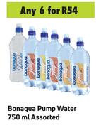 Bonaqua Pump Water Assorted-For Any 6 x 750ml