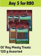 Ol'Roy Meaty Treats Assorted-For Any 5 x 120g