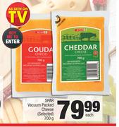 Spar Vacuum Packed Cheese (Selected)-700g Each