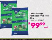 Pro Tek Lawn Foliage Fertilizer 7:1:3 (15)-2Kg Each