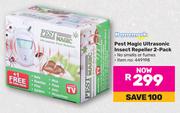 Homemark Pest Magic Ultrasonic Insect Repeller 2 Pack