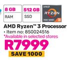 HP AMD Ryzen 3 Processor