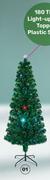 180cm Fibre Optic Tree Green