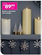 Battery Operated LED Candles-Each