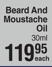 Mister Groomer Beard And Moustache Oil-30ml Each
