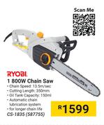 Ryobi 1800W Chain Saw CS-1835